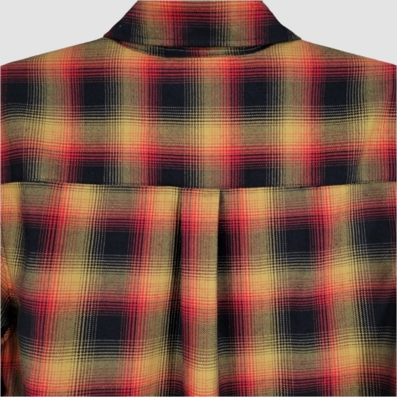 DIXXON DBK Dirt Bike Kidz Button Up Flannel Orange, Yellow - Picture 11 of 16